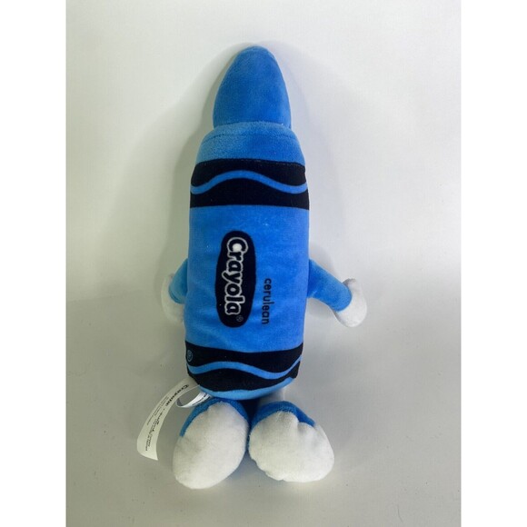 2023 Crayola Crayon Plush Character Cerulean Blue Stuffed Toy Hallmark - Picture 2 of 4